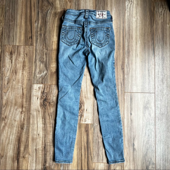 💯 True Religion Jennie CURVY High-Rise Skinny size 24 - Picture 6 of 13